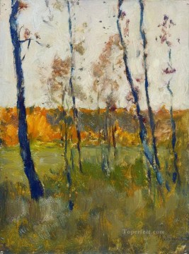 Otoño de 1899 Isaac Levitan bosques árboles paisaje Pinturas al óleo